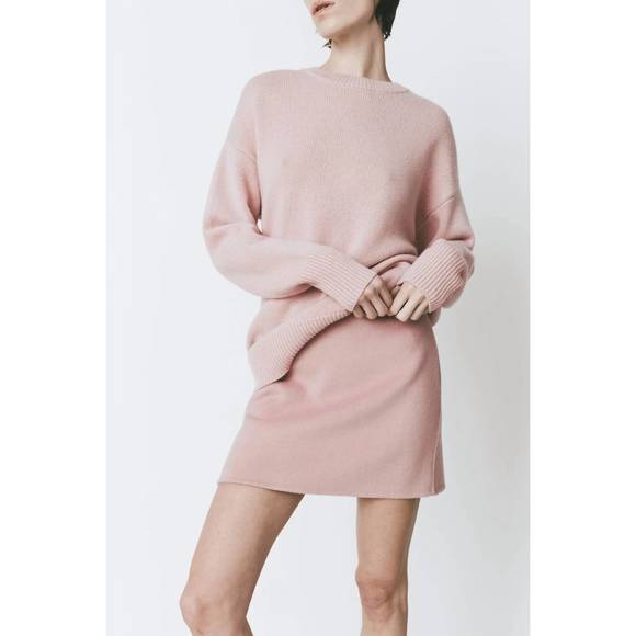 NEW RUE SOPHIE mira skirt in dusty pink